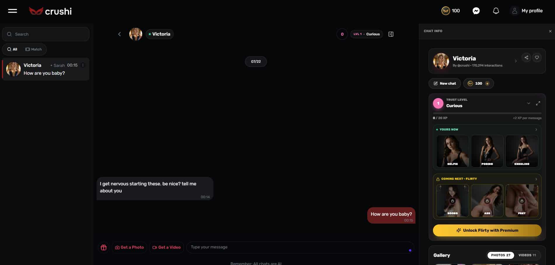 Chat experiences