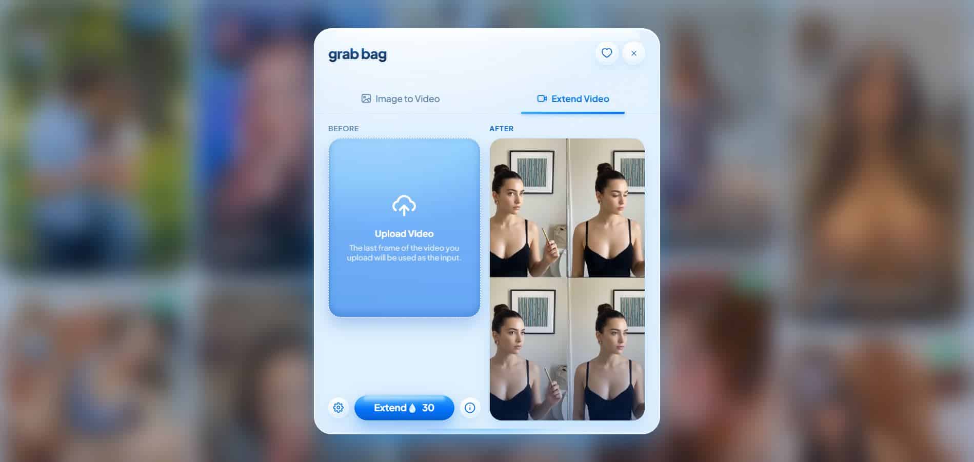 Extend video