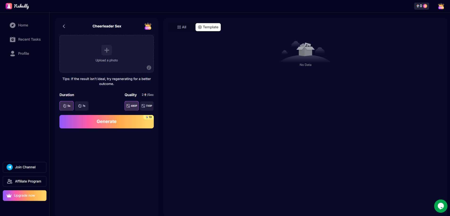 AI video generation