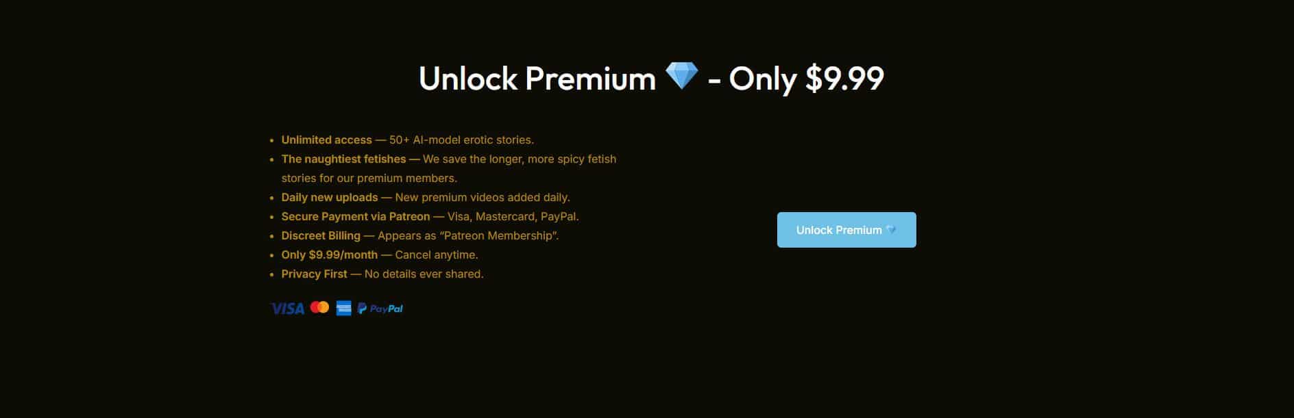 Adult bedtime stories pricing