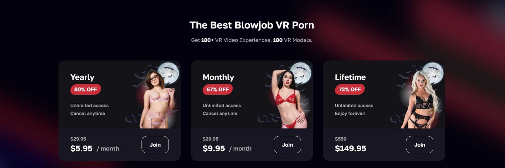 Blow VR pricing