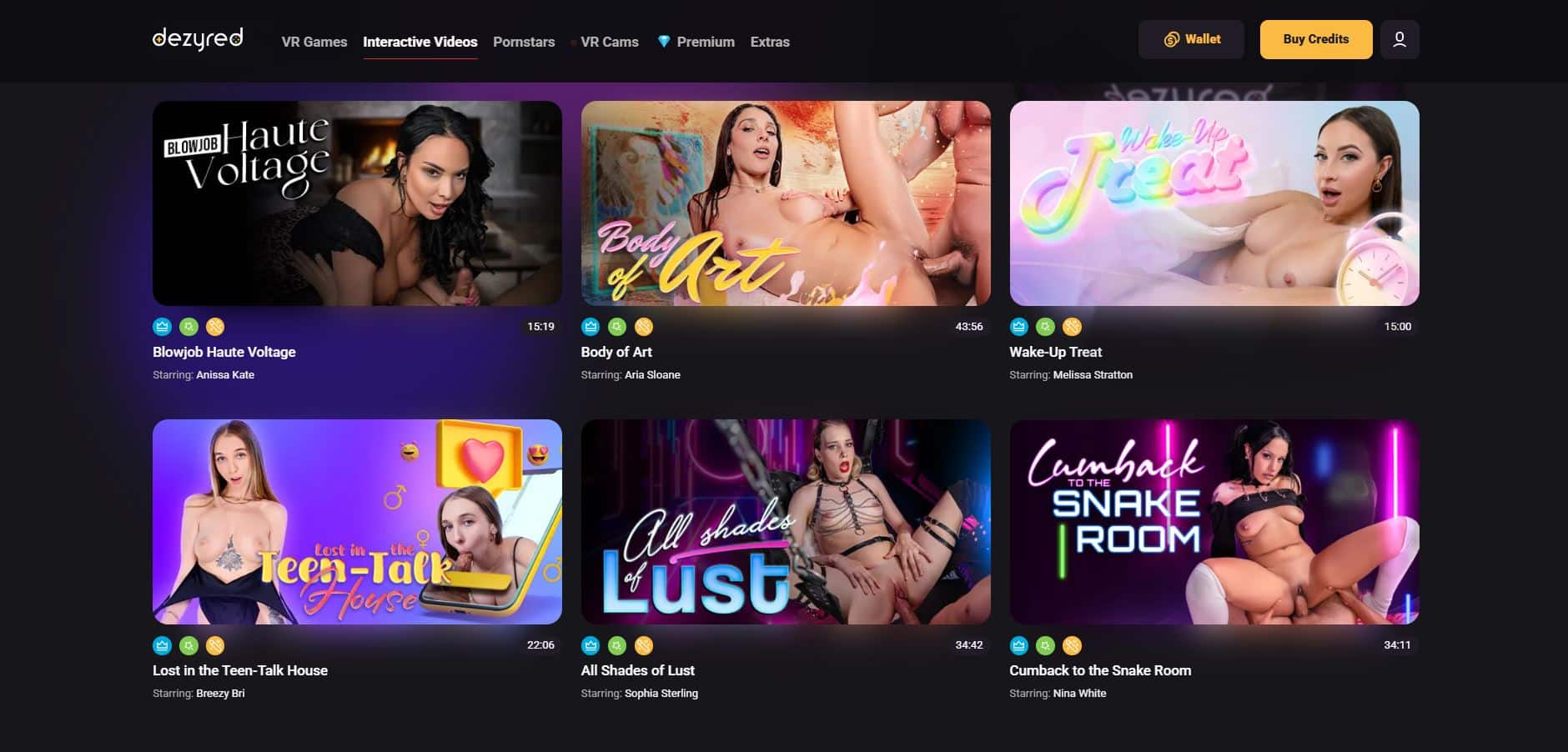 Dezyred interactive VR porn videos