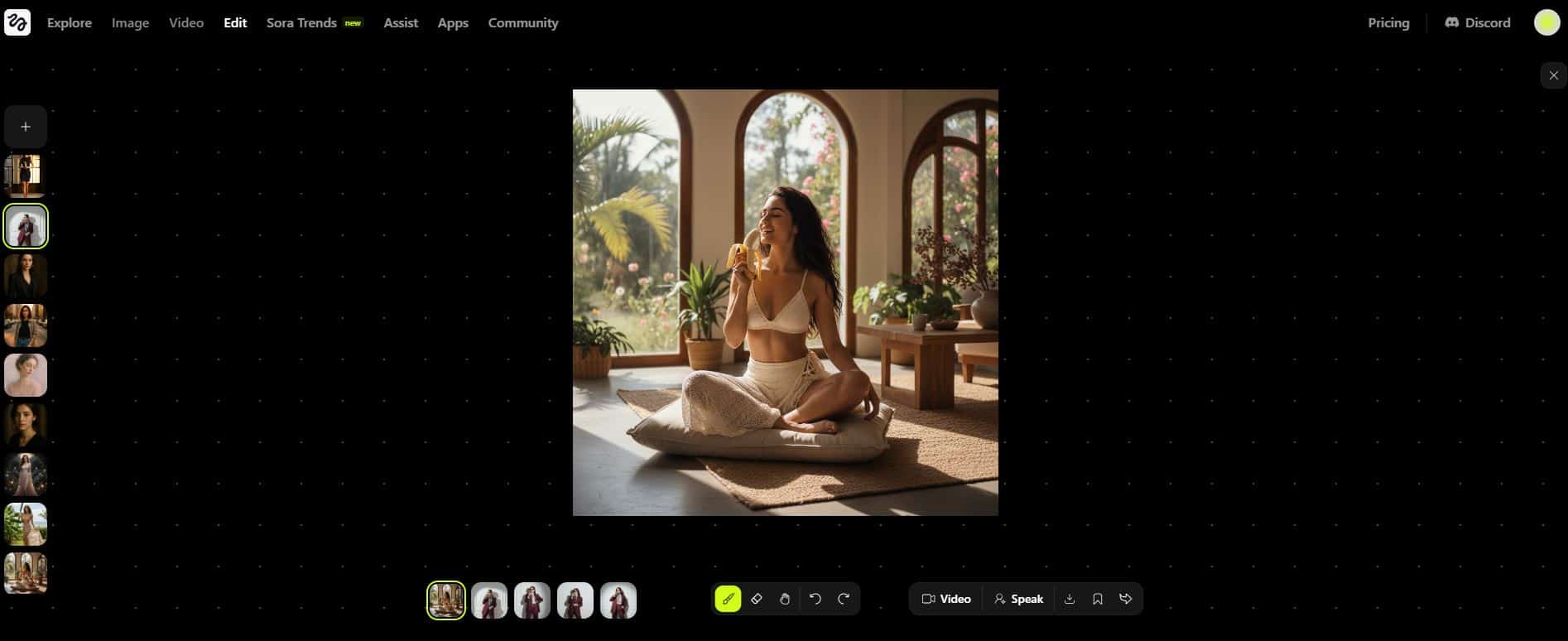 Edit image example.