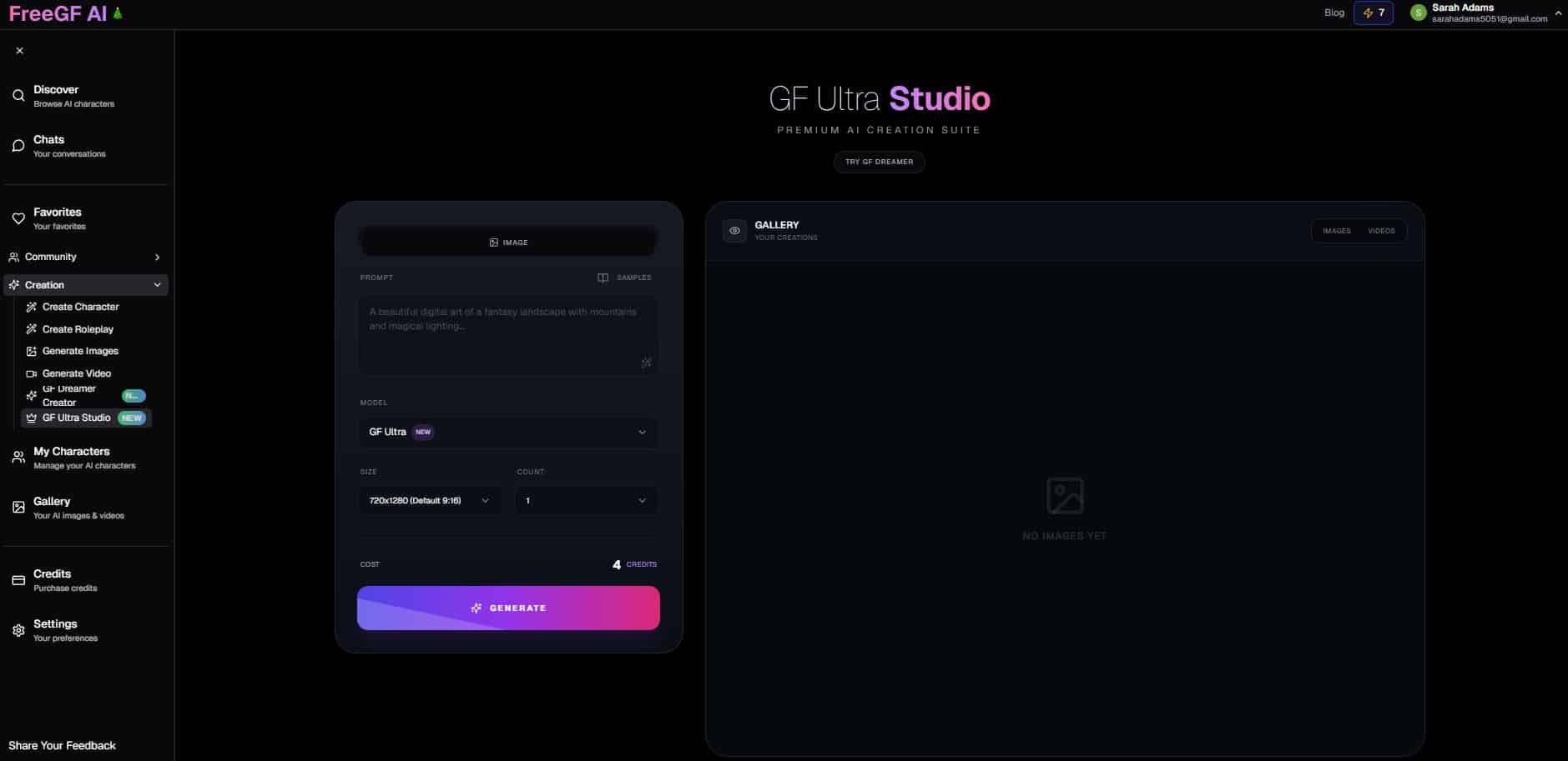 GF ultra studio