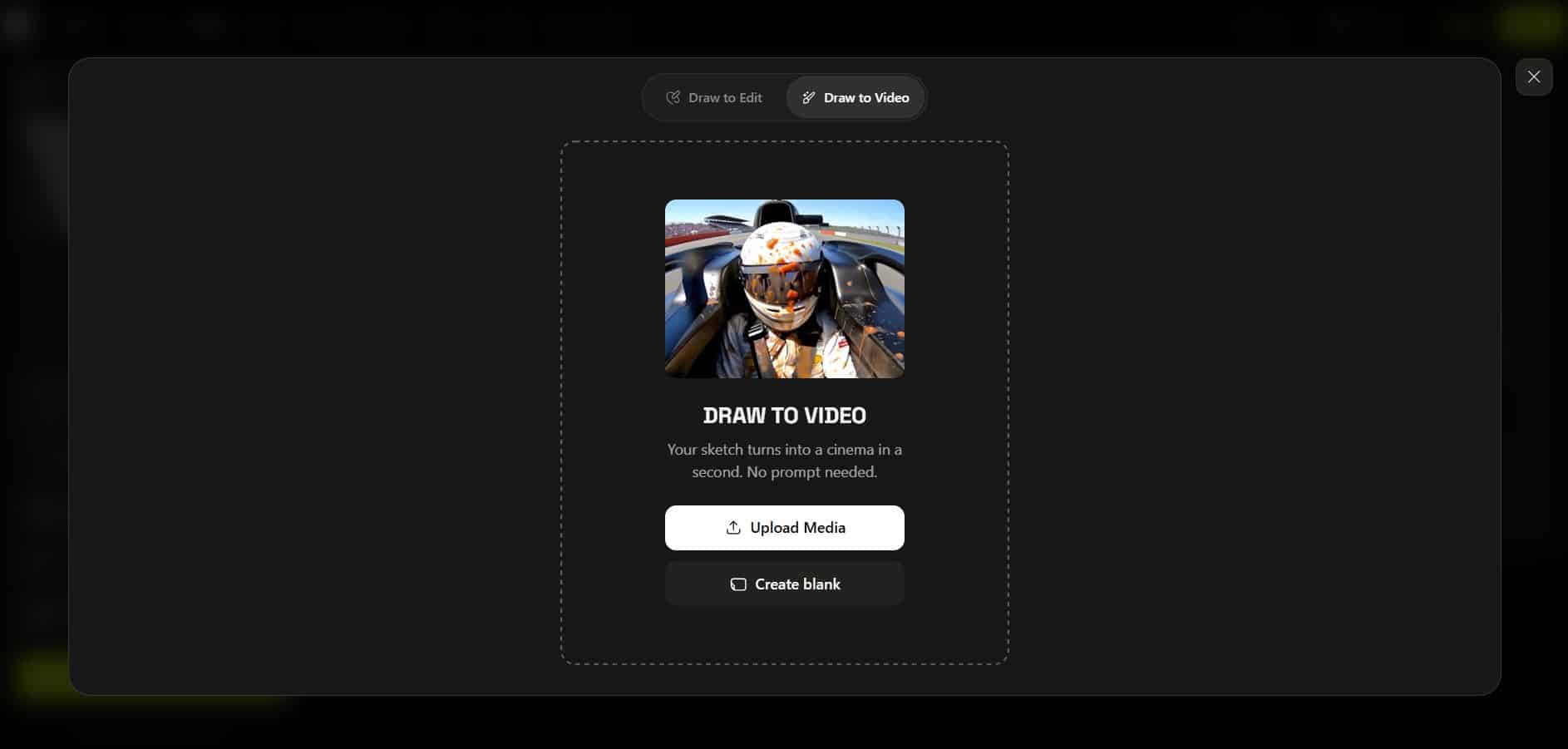 Higgsfield.AI draw to video tool