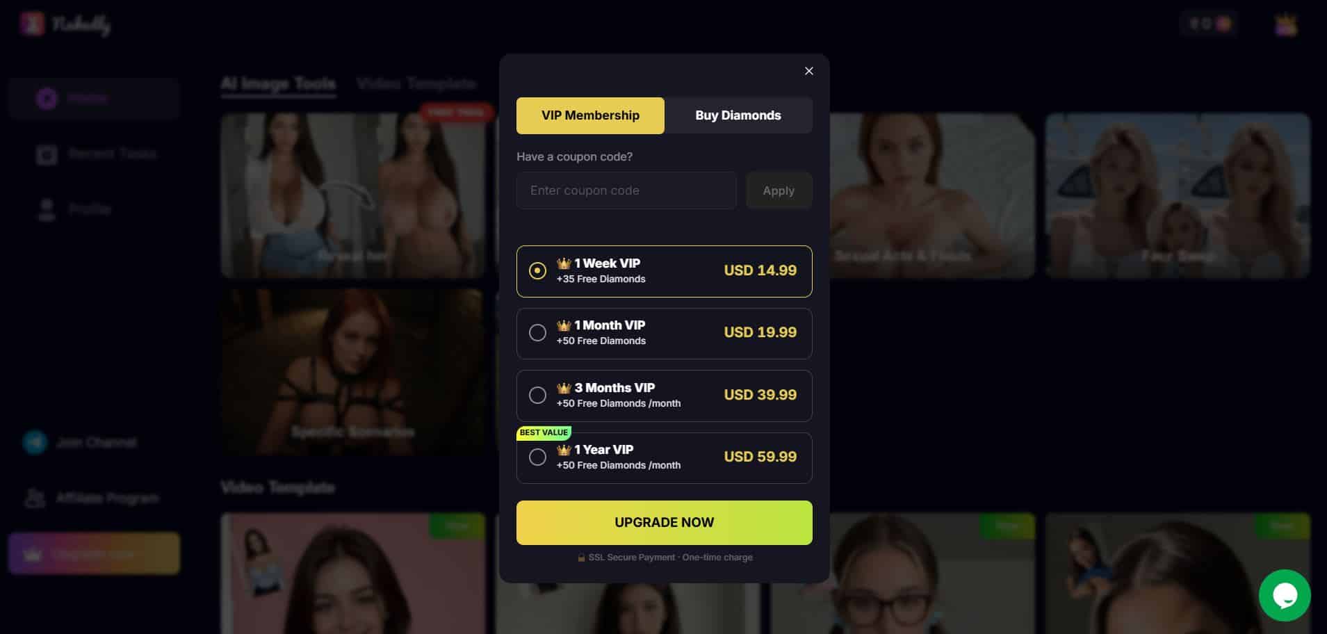 Nakedly AI VIP Membership