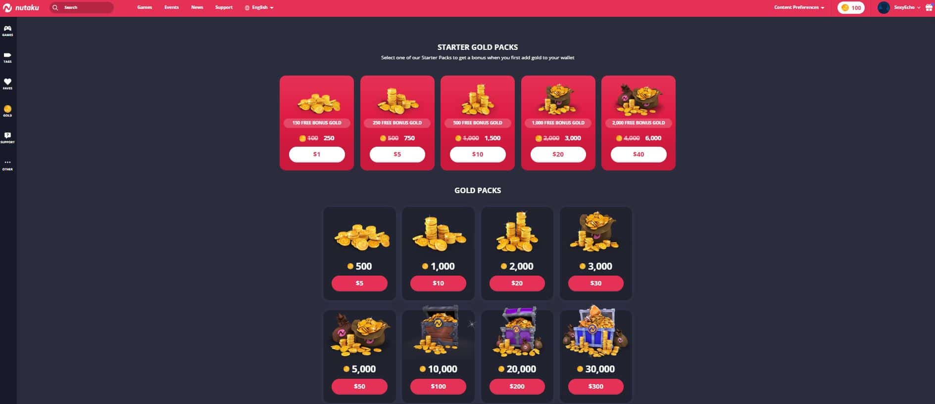 Nutaku pricing