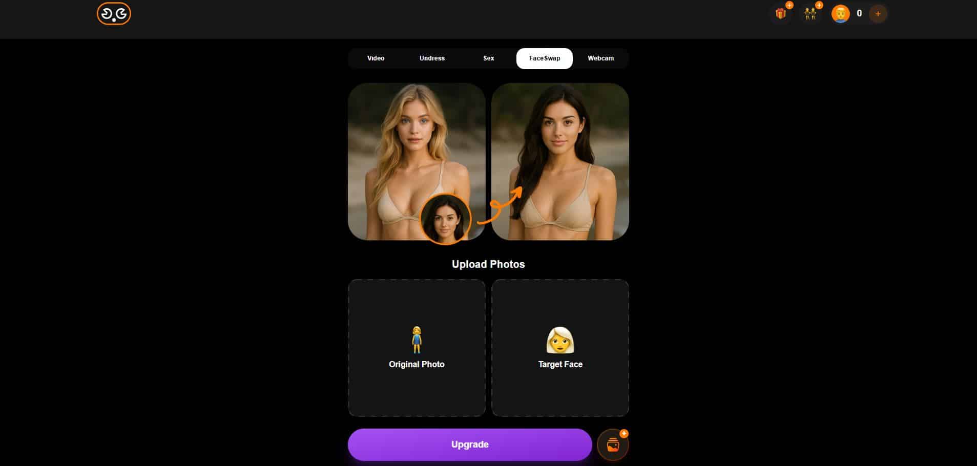 Undress App faceswap