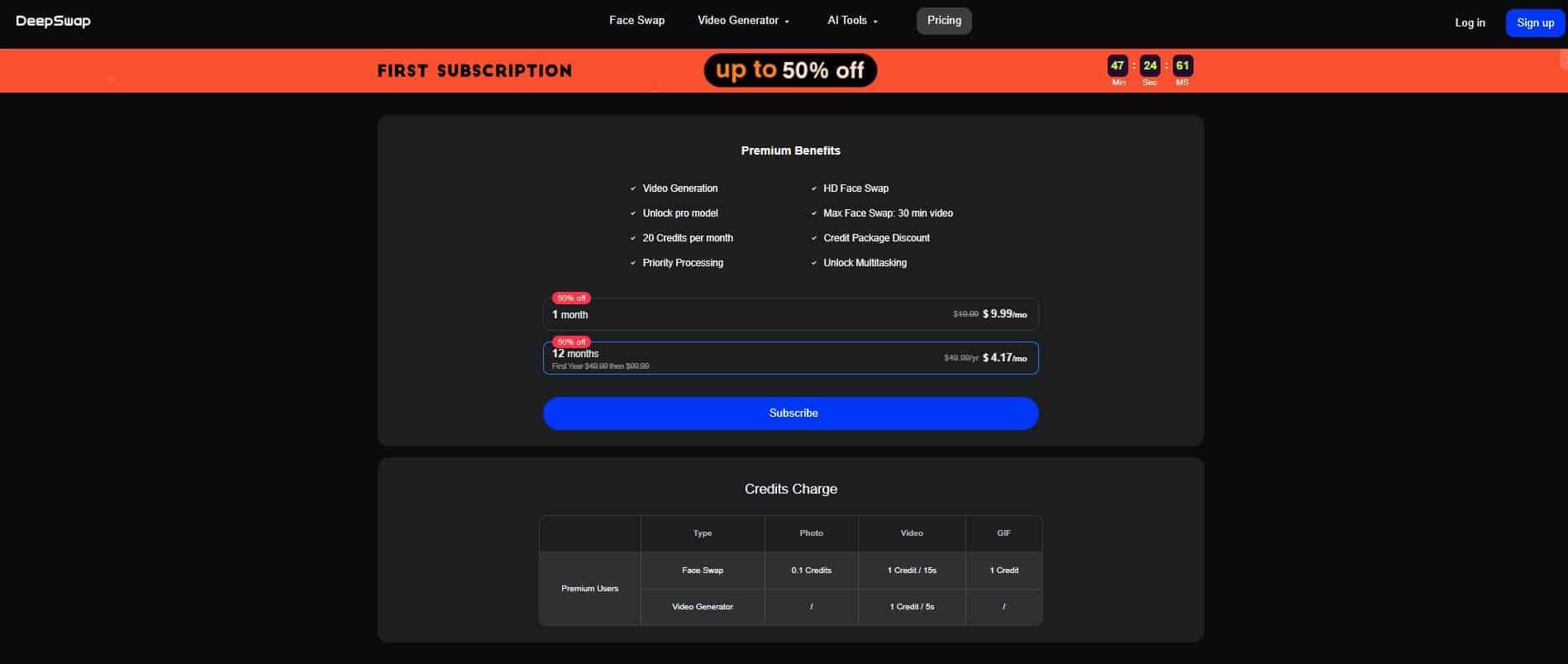 pricing