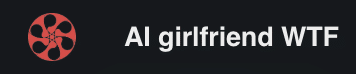 AI Girlfriend WTF logo