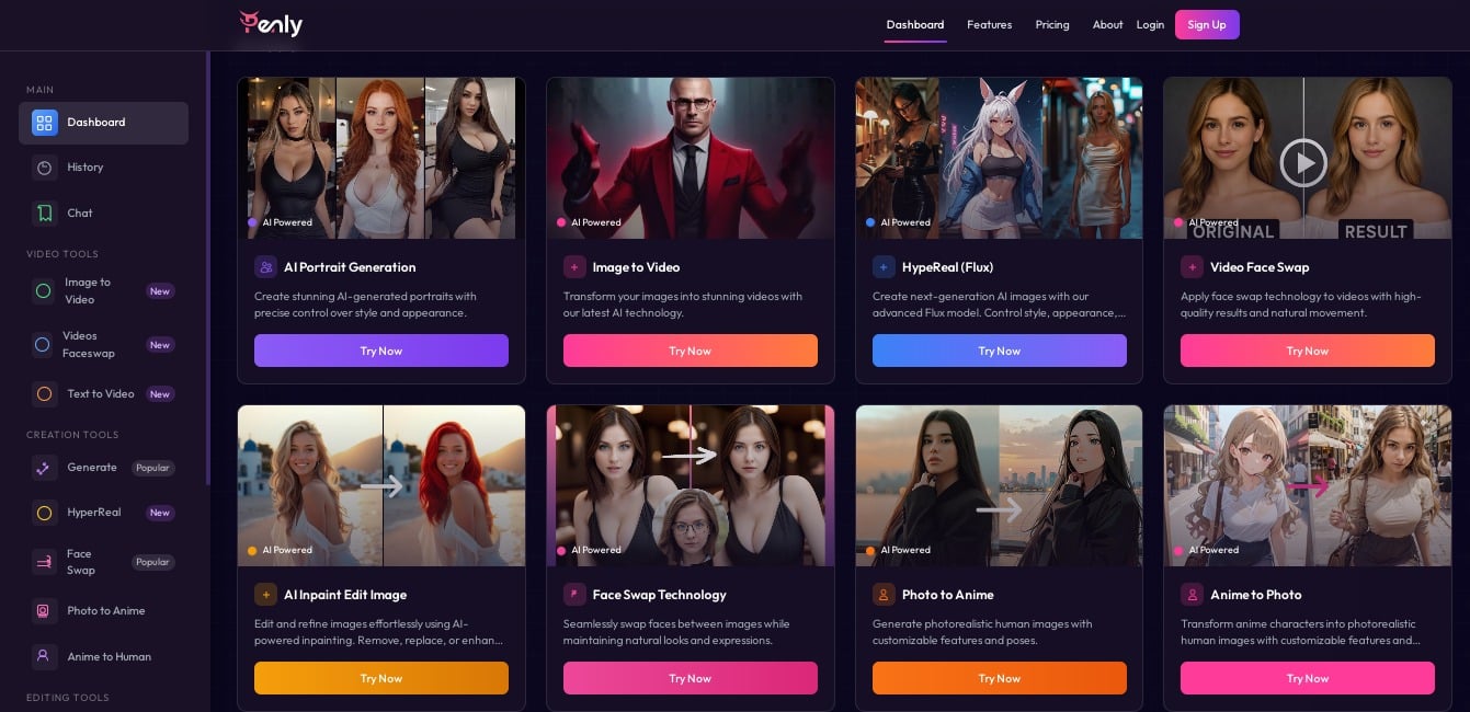 Aipenly interface