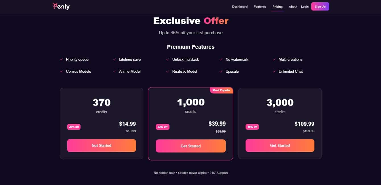 Aipenly pricing