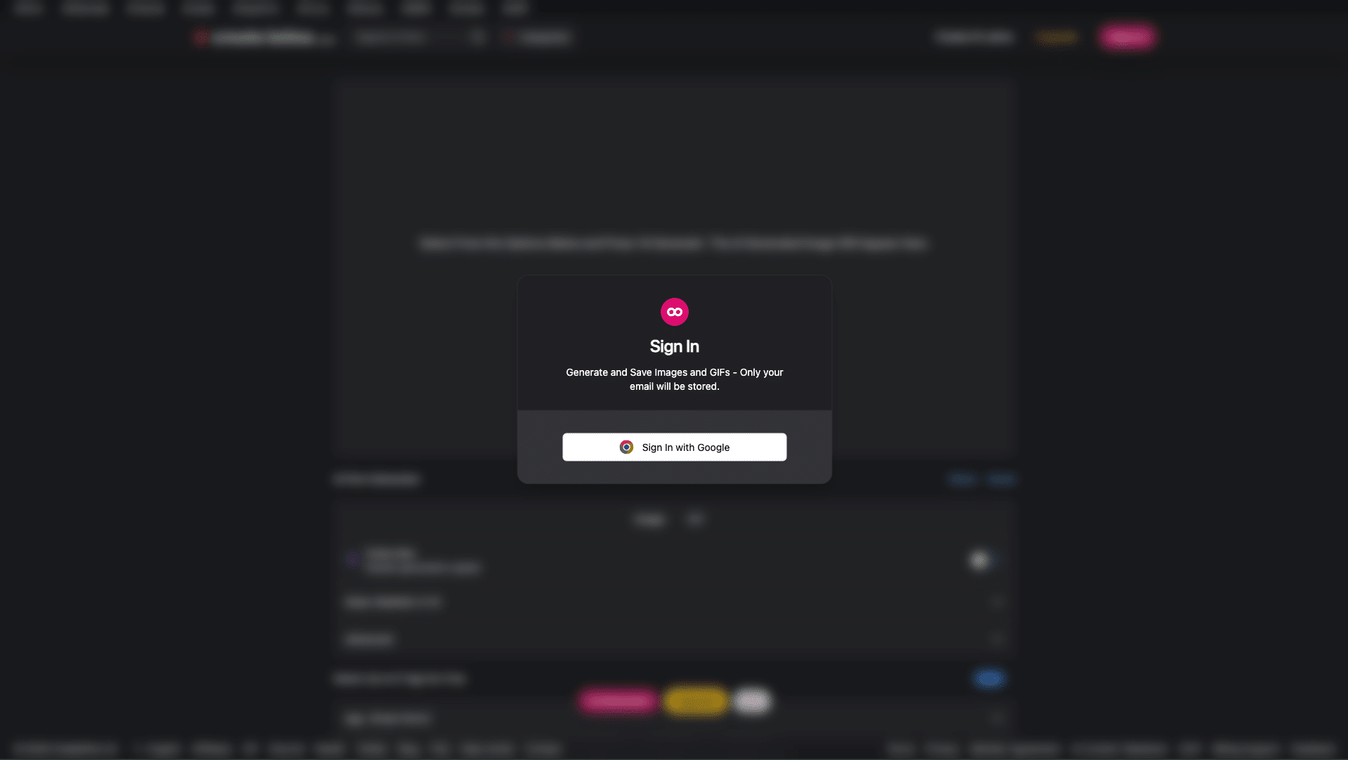 Create AI Latina sign up