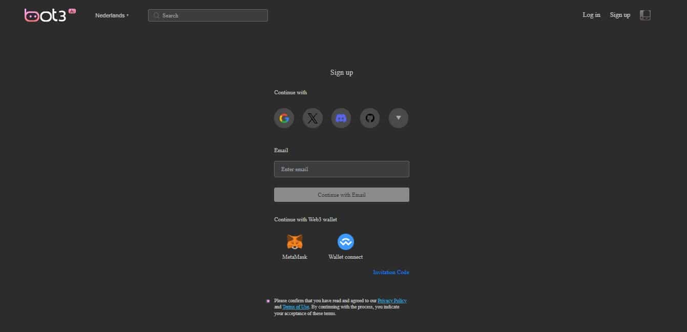 Create Bot3 account