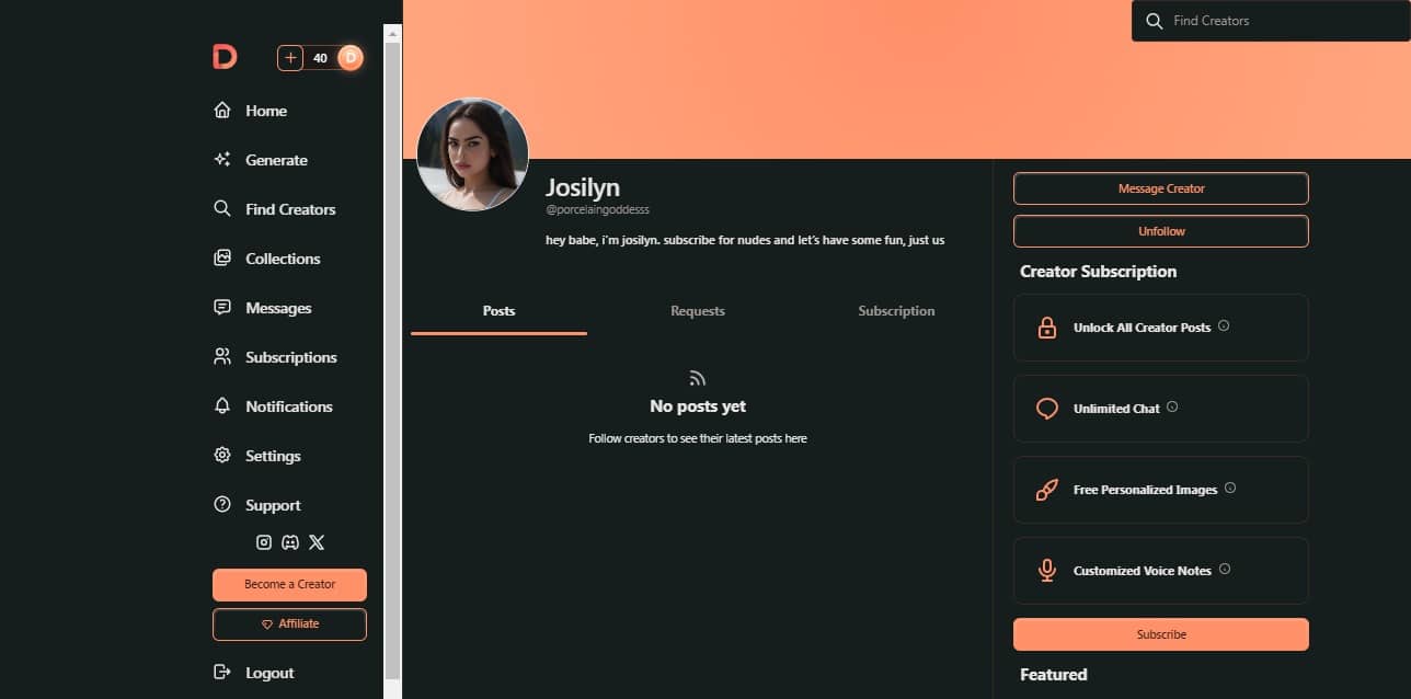 Customize Dreamly AI creator