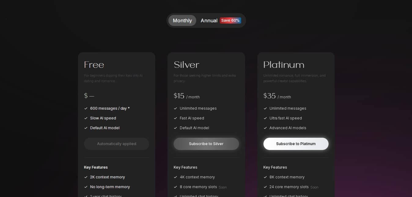Erogen pricing
