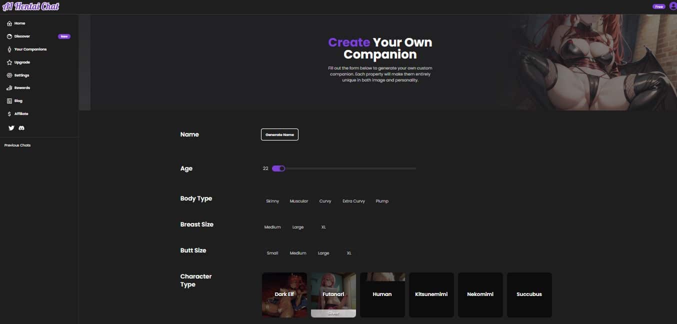 Generate NSFW Images on AI Hentai Chat