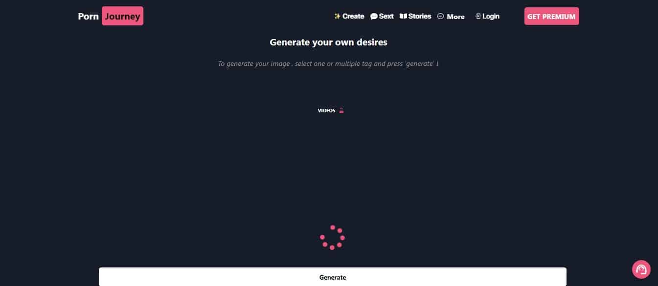 Generate NSFW images on Porn Journey