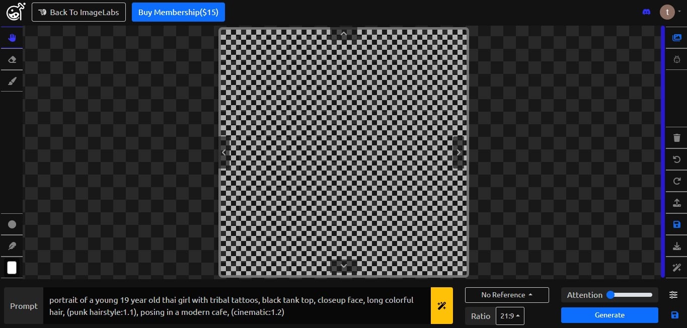 Generate images using ImageLabs