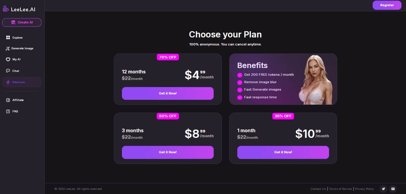 LeeLee pricing