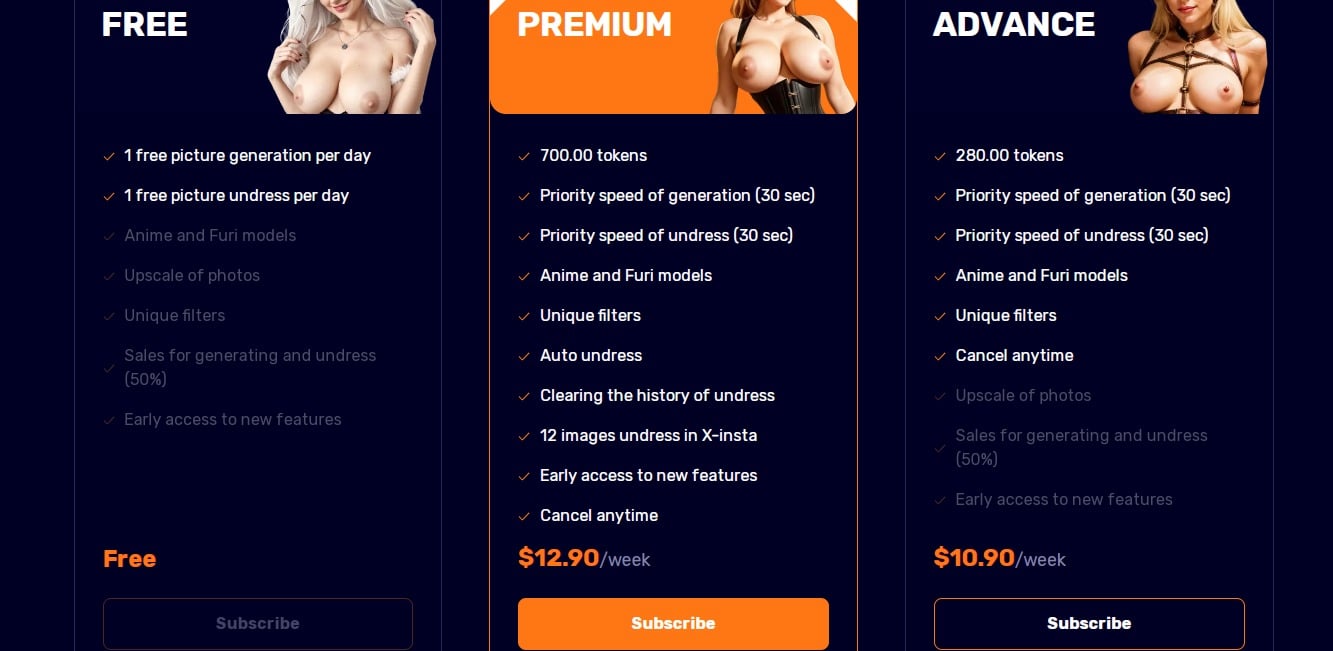 Xpictures pricing