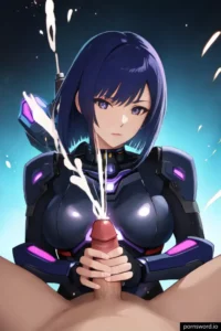 Two-Hand Stroke and a Cumshot She Begged For