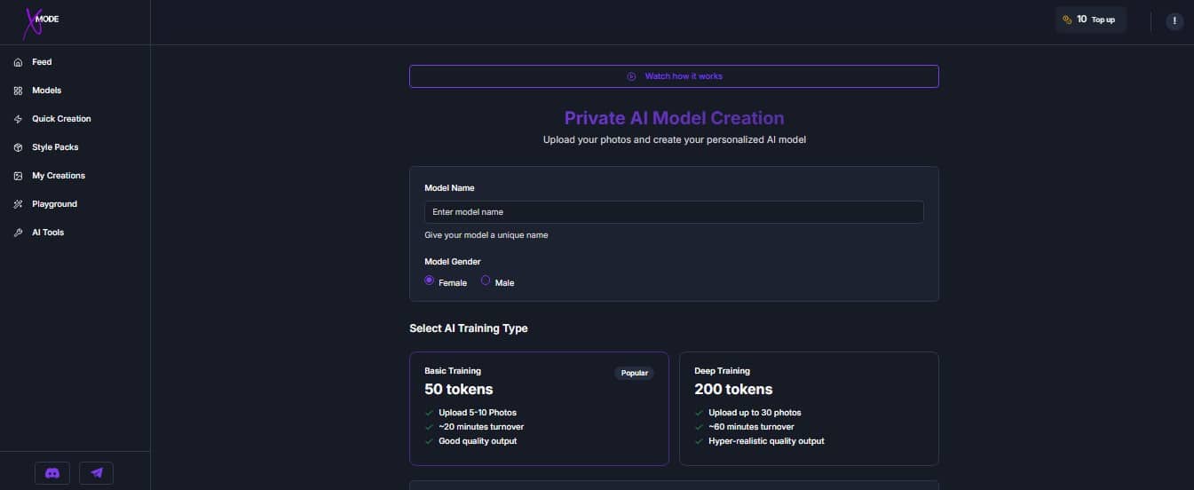 AI Image generator from Xmode