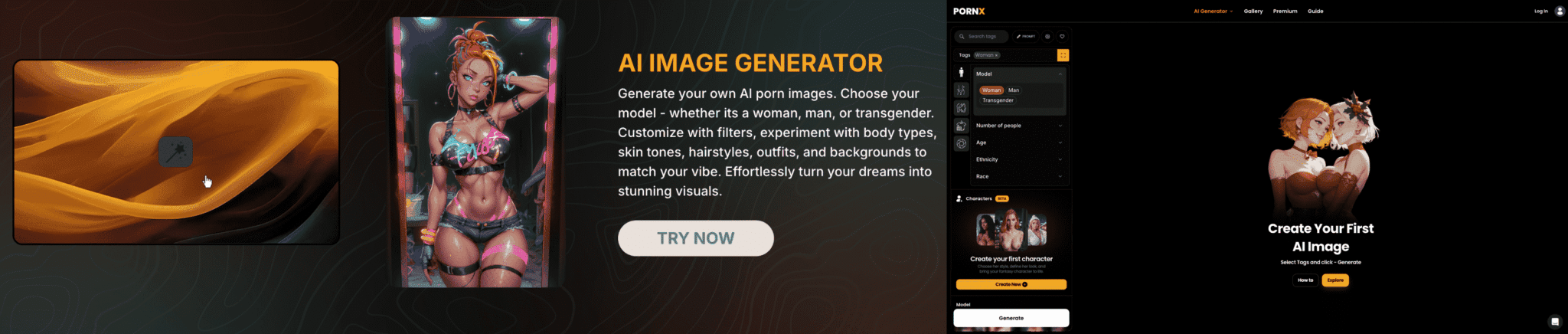 PORNX Image creation