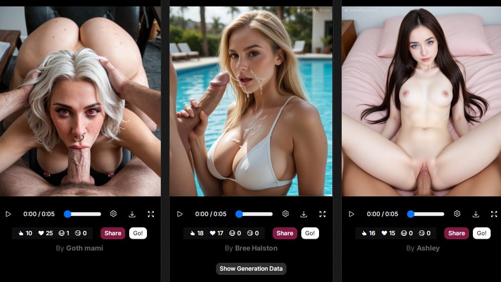 What can you do on interactive AI porn