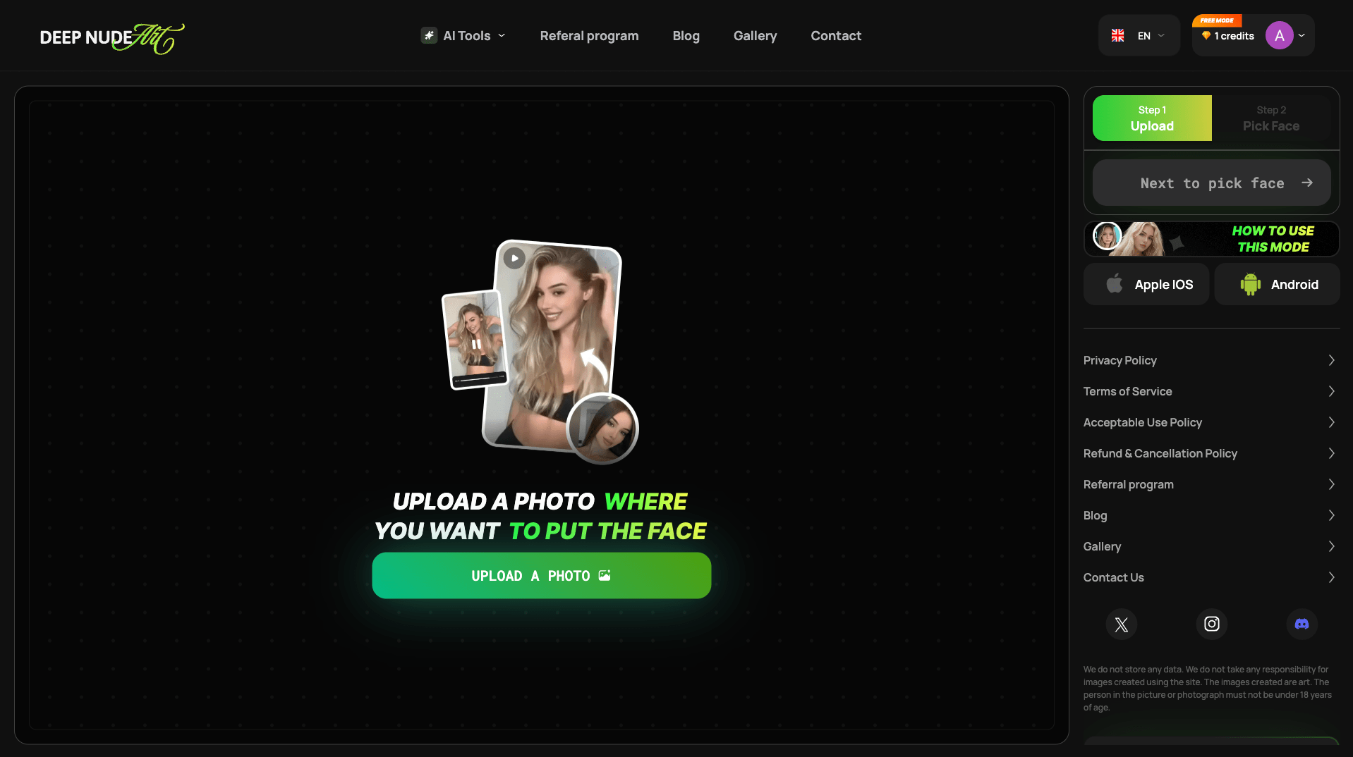 AI Deep Nude Swap photo