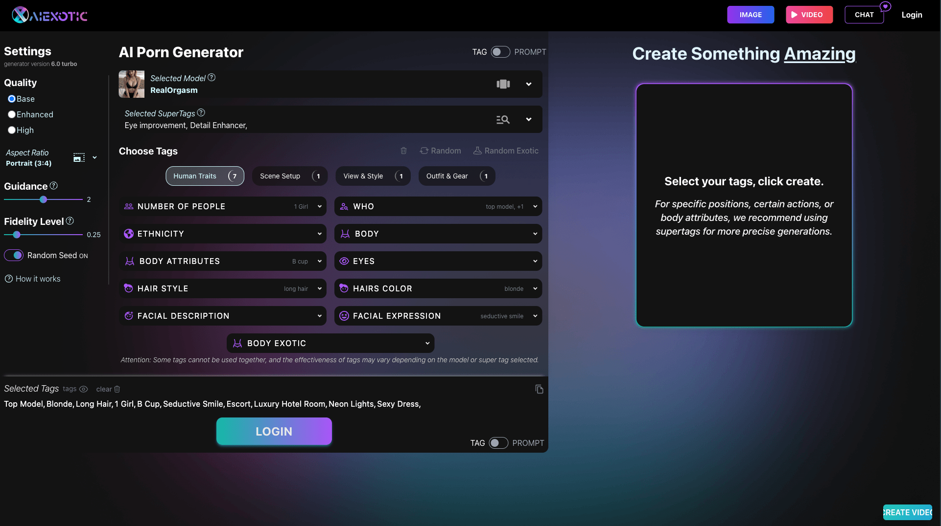 AI Exotic image generator