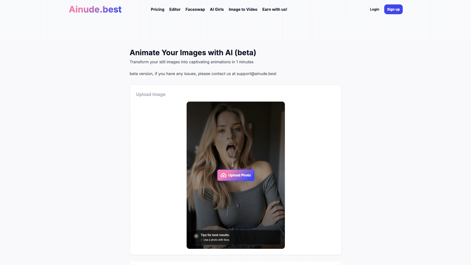 AI Nude Best image to video tool