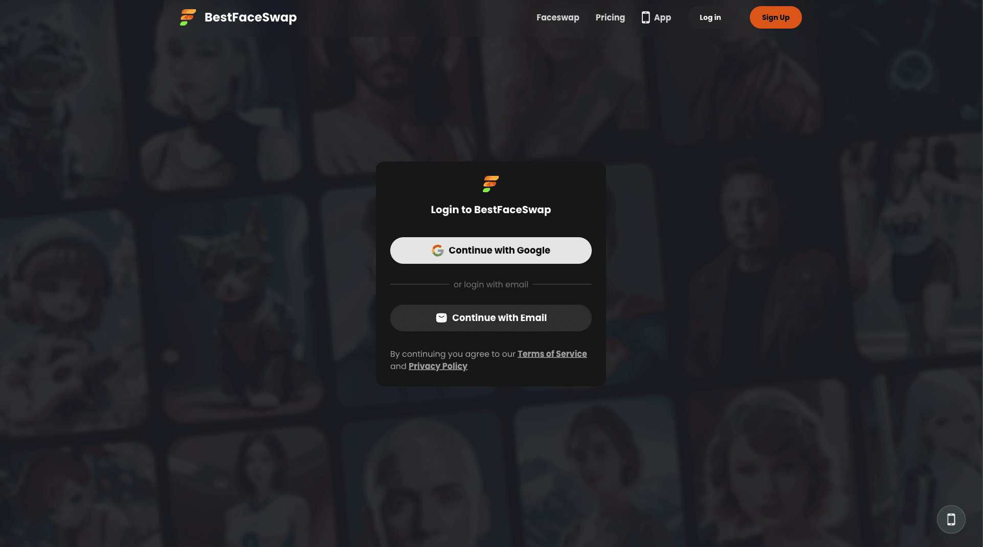 BestFaceSwap log in