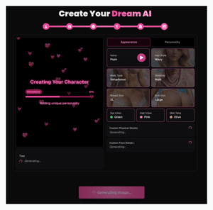 Generating character Ourdream
