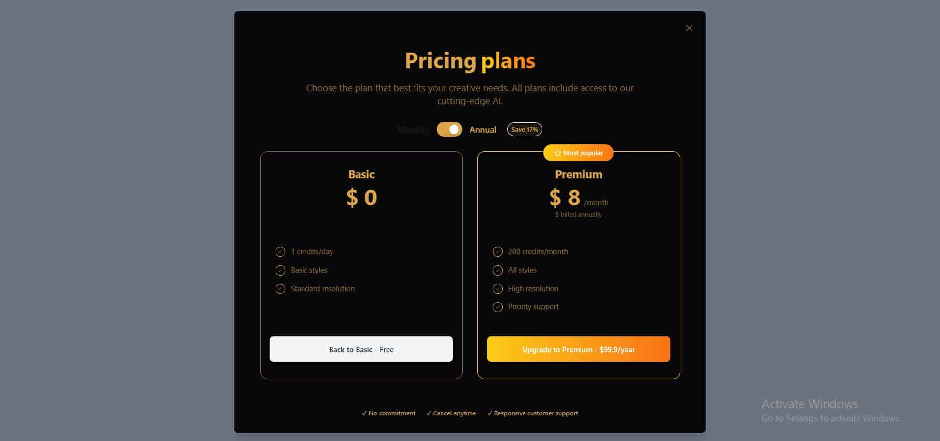 LushyFruit Pricing plans