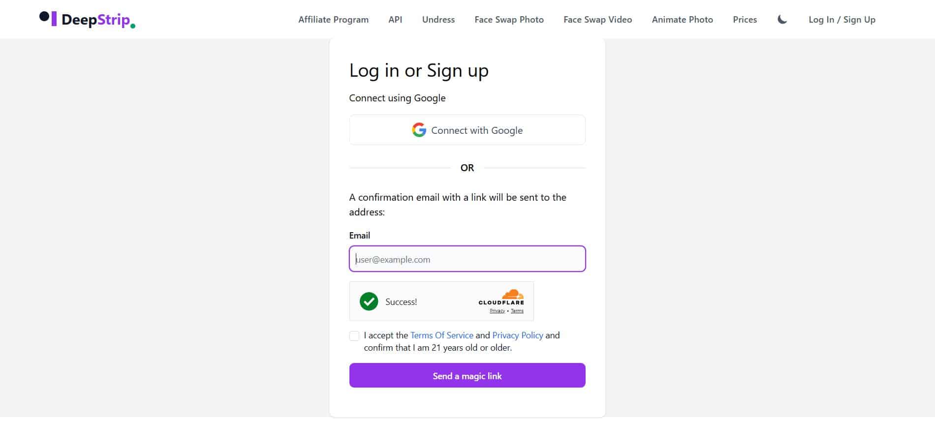 Sing_up page