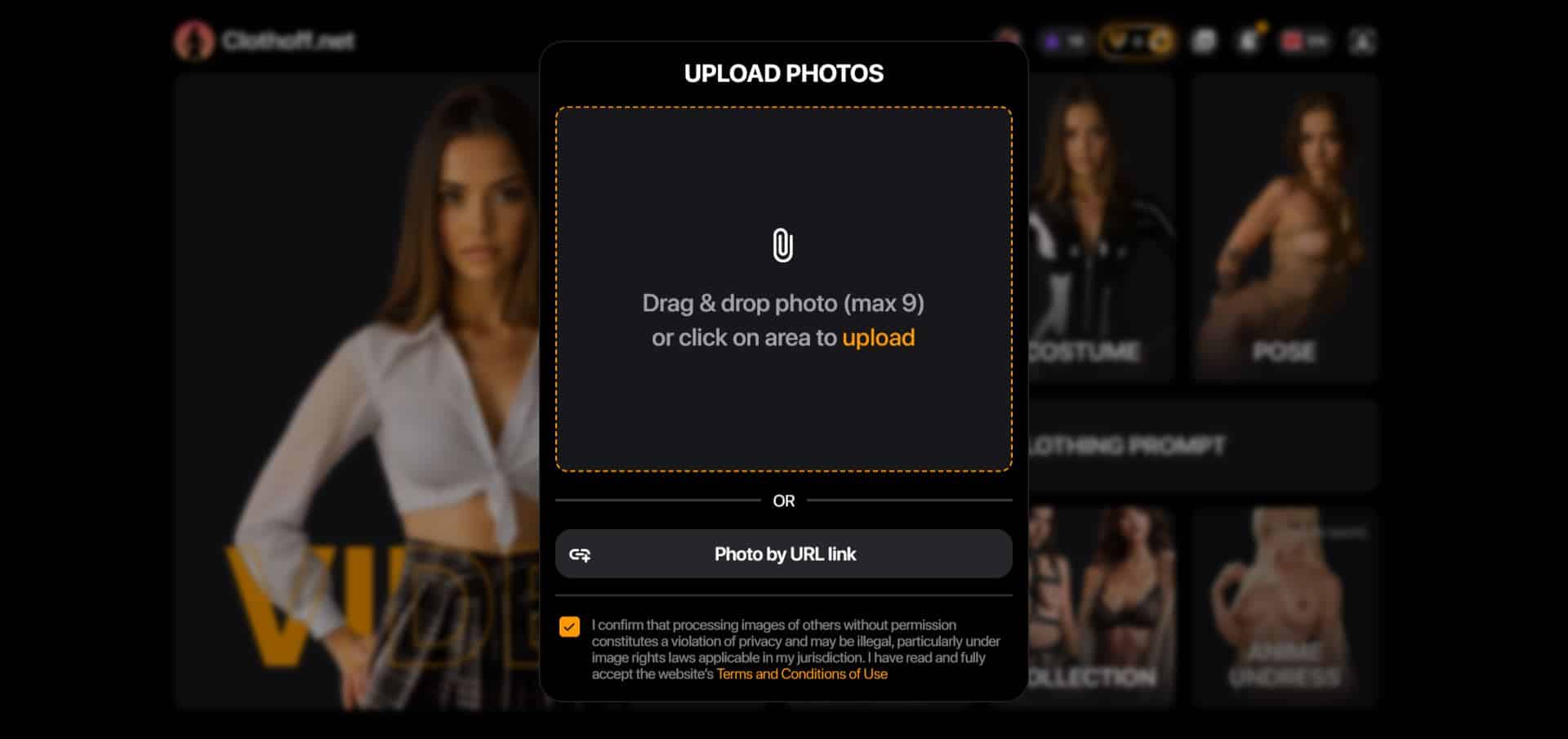 your clothing prompt