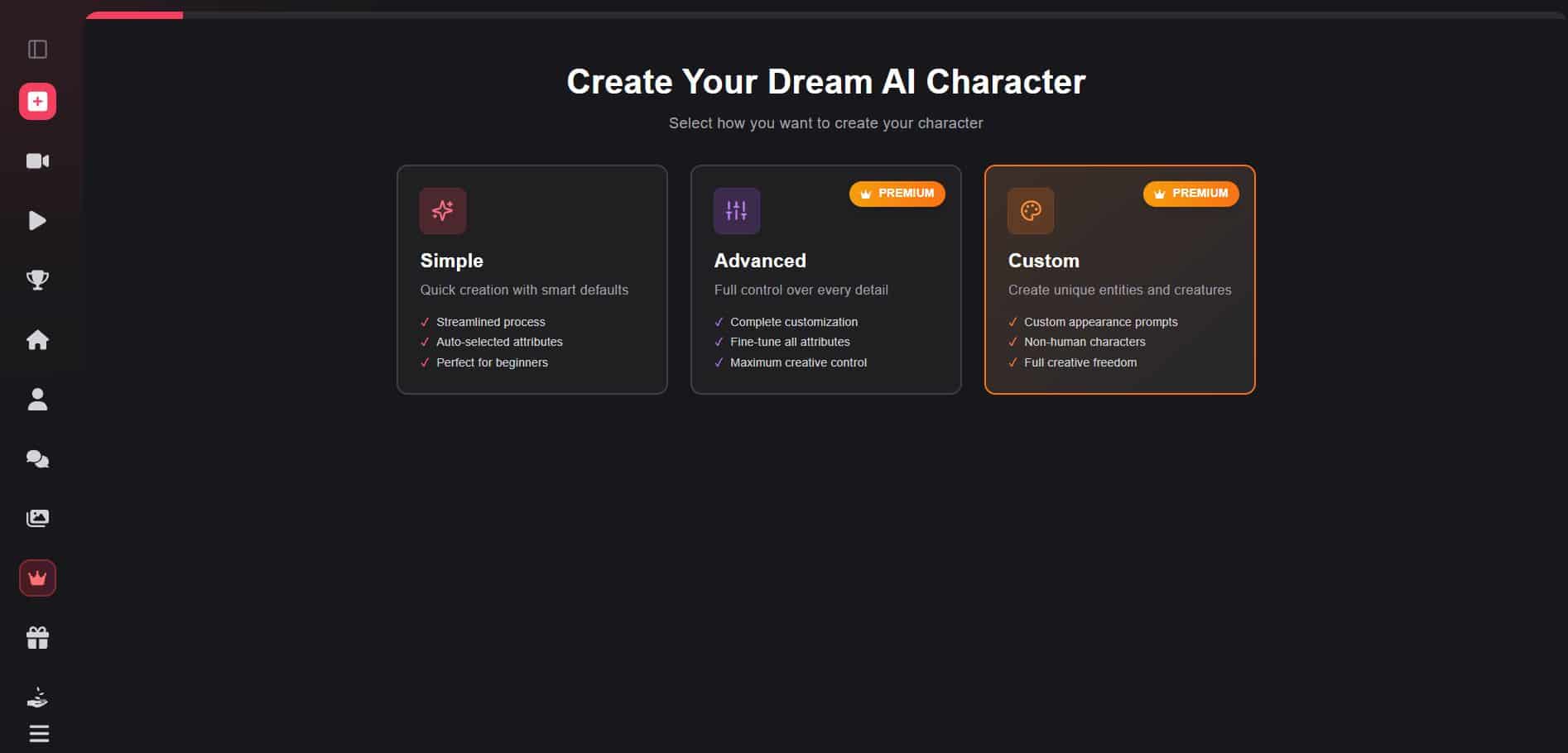 Xchar AI create your character