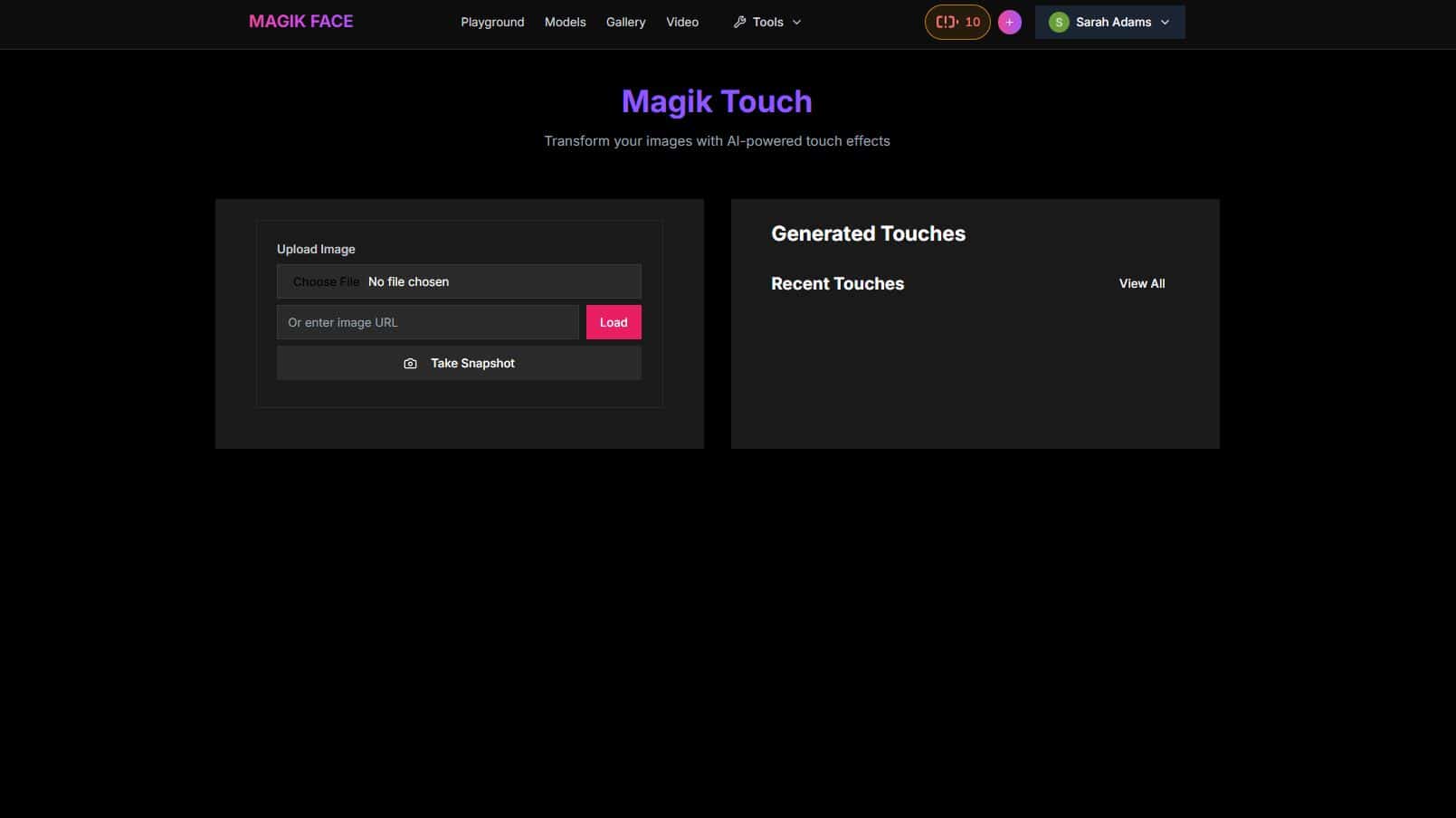 Magik Face touch