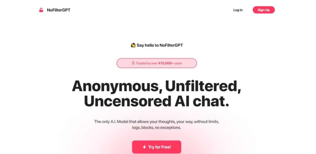 NoFilterGPT featured image
