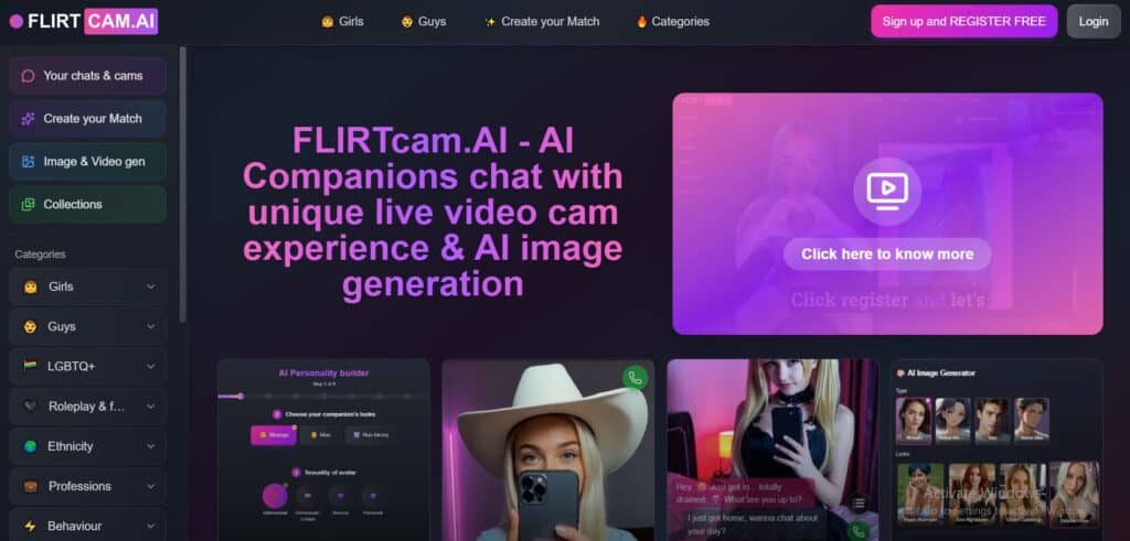 Flirtcam AI featured image
