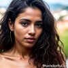 Sultry Latina Stares You Down, Every Curve Radiating Pure Temptation